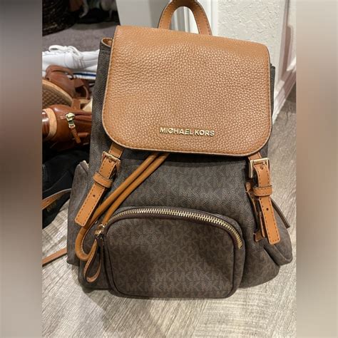 michael kors large abbey rucksack|Abbey Large Logo Backpack .